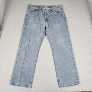 Faded Glory Jeans Mens 38x32 Blue Denim Medium Wash Relaxed Fit Straight Leg